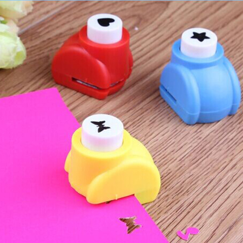Paper Punch 3 Hole - Mini Flower Hole Punch Tool for