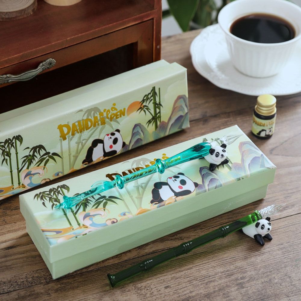 Fountain Pen Ink - China-Chic Panda Series Glass Dip Pen
