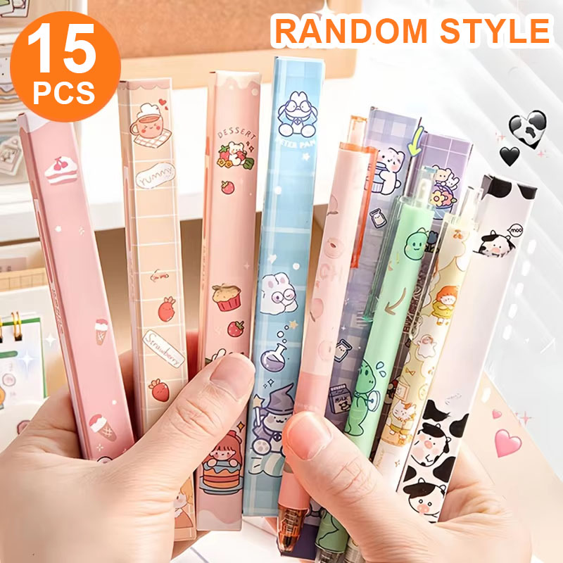 15 Single Gel Pens in a Blind  - Office Stationery Supply Business review and price