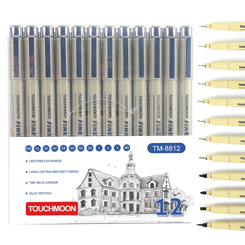 12 Tip Pigment Liner Micron In - Copic Marker Sketch review and price
