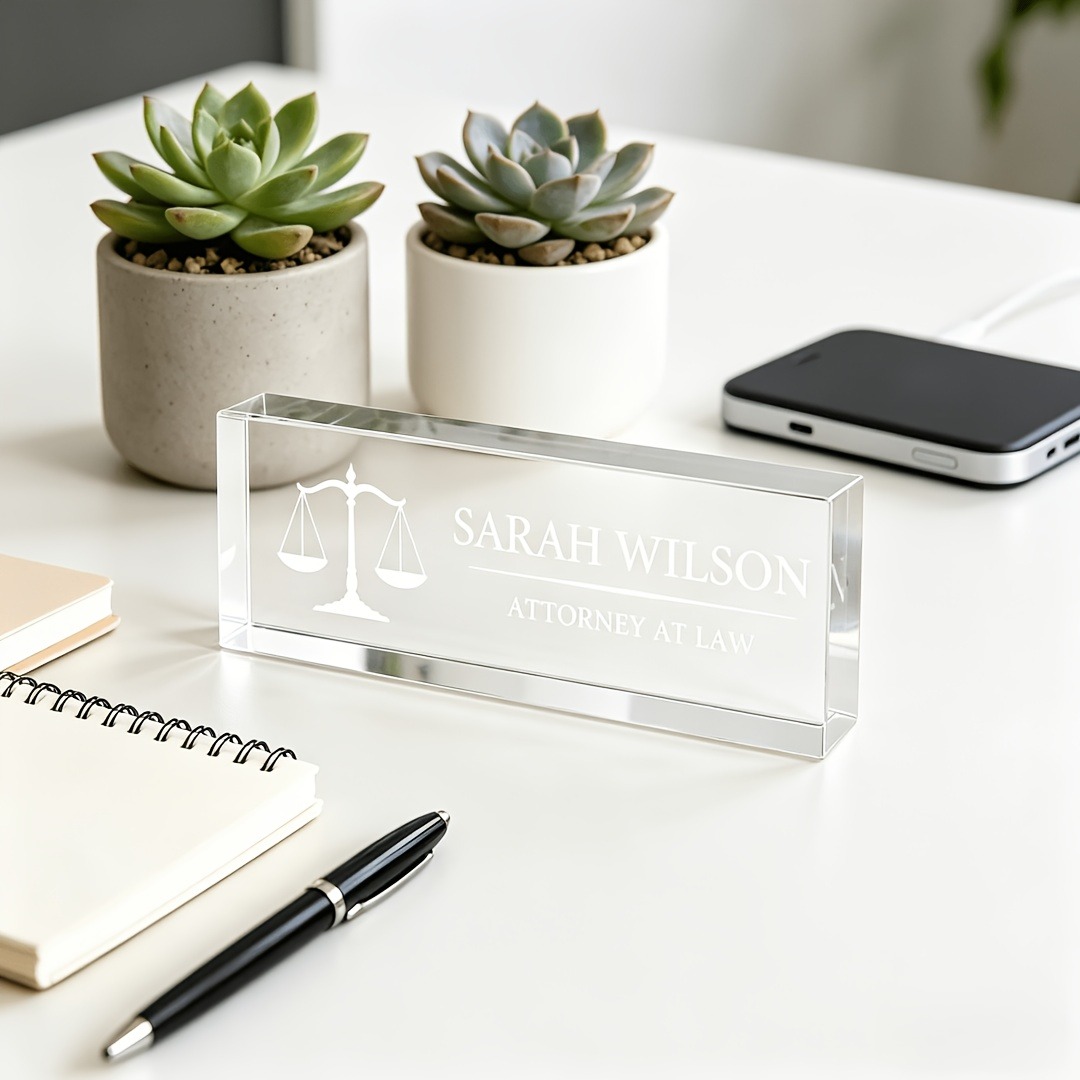 Personalized Lawyer & Judge Ac - Desk Name Plate review and price