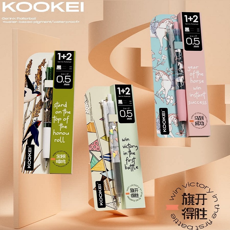 KOOKEI Golden List Success Gel - Pentel Pen Energel review and price