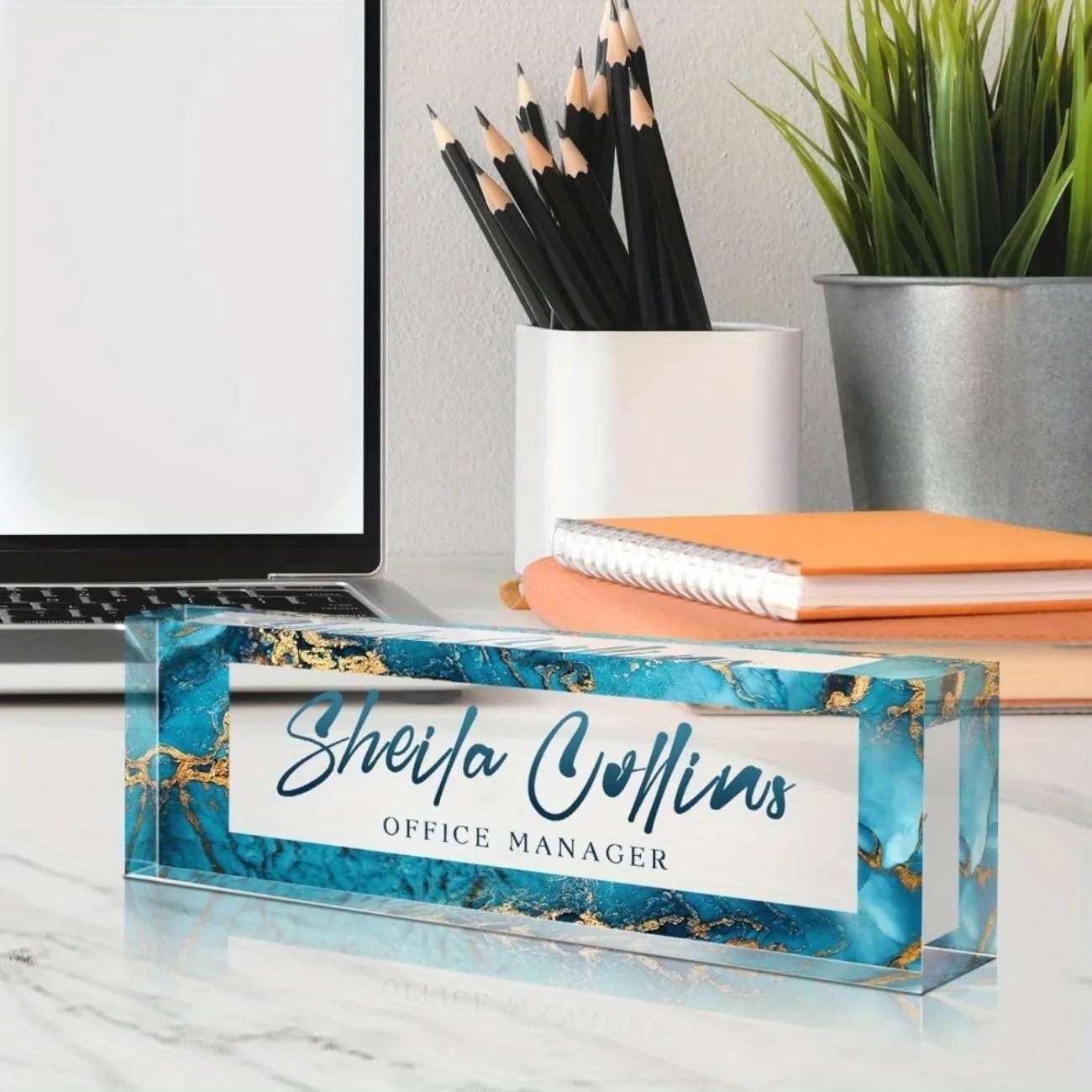 [2D Flat] Funny Custom Acrylic - Desk Name Plate review and price