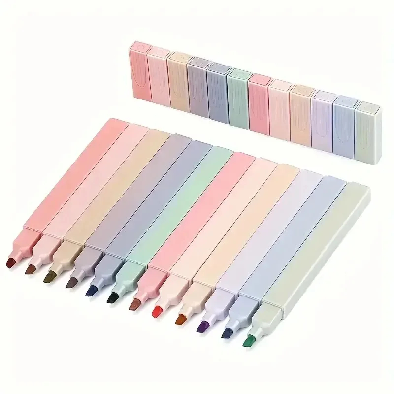 12Pcs Colorful Aesthetic Highl - Highlighter Set Pastel review and price