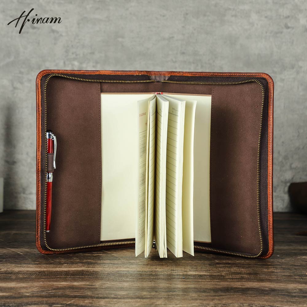 Retro Genuine Leather Zipper C - Journal Leather Hardcover review and price