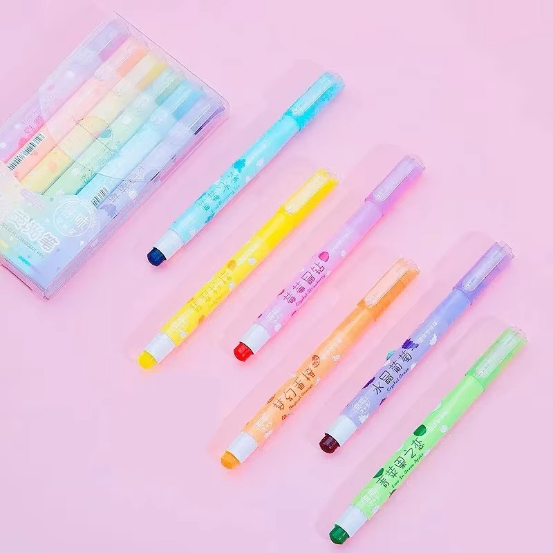 6 Colors/set Pastel Gel Highli - Highlighter Set Pastel review and price